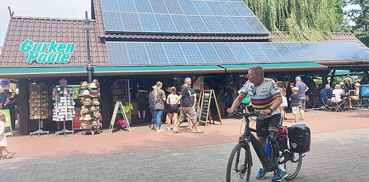 Auf dem Spreeradweg im Sommer 2022