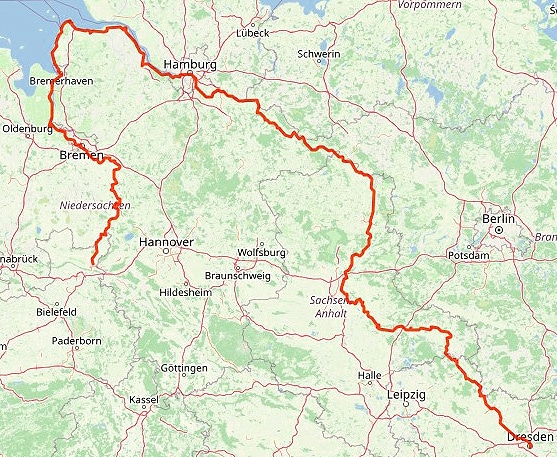 Weser-Elbe-Radtour 2023