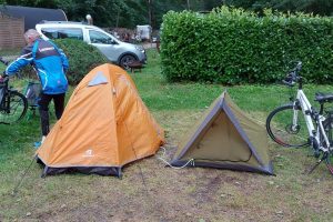 Auf dem Havelradweg 2023 6 Unsere Zelte