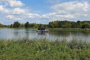 Auf dem Havelradweg 2023 28 Hausboot