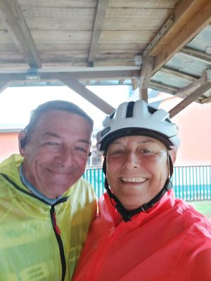 Wir lachen trotz Regen