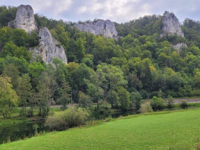 Felsformation im Donautal