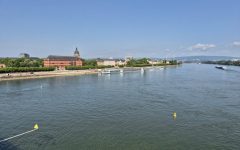 Auf dem Mainradweg mit Handicap 2025 10 Blick auf Mainz